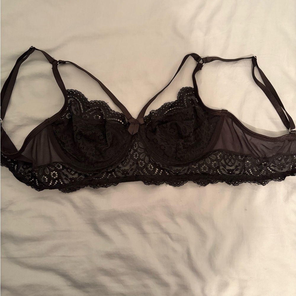 Elegant Black Lace Bralette Bra Sexy